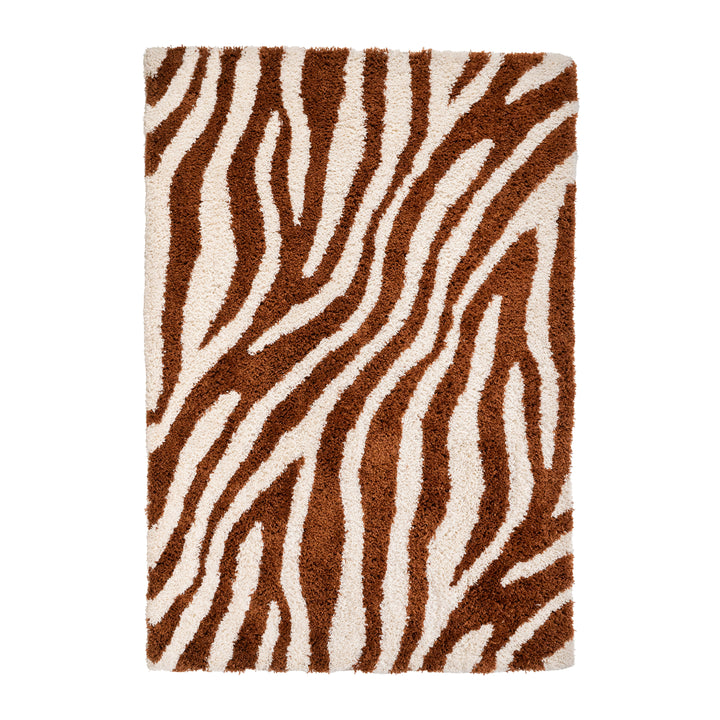Carpet Marty Zebra Vloerkleed – Caramel & Bruin