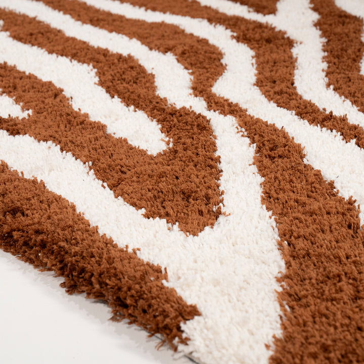 Carpet Marty Zebra Vloerkleed – Caramel & Bruin