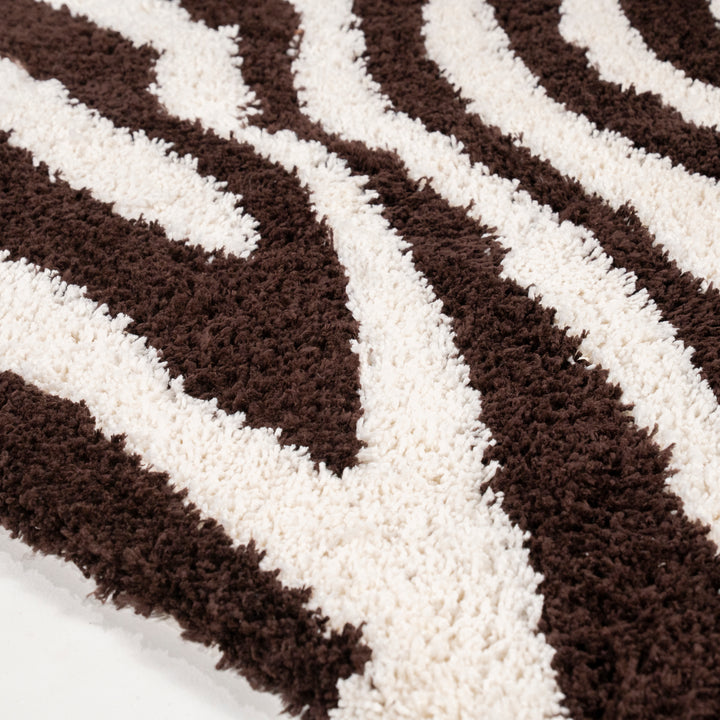 Carpet Marty Zebra Vloerkleed – Caramel & Bruin