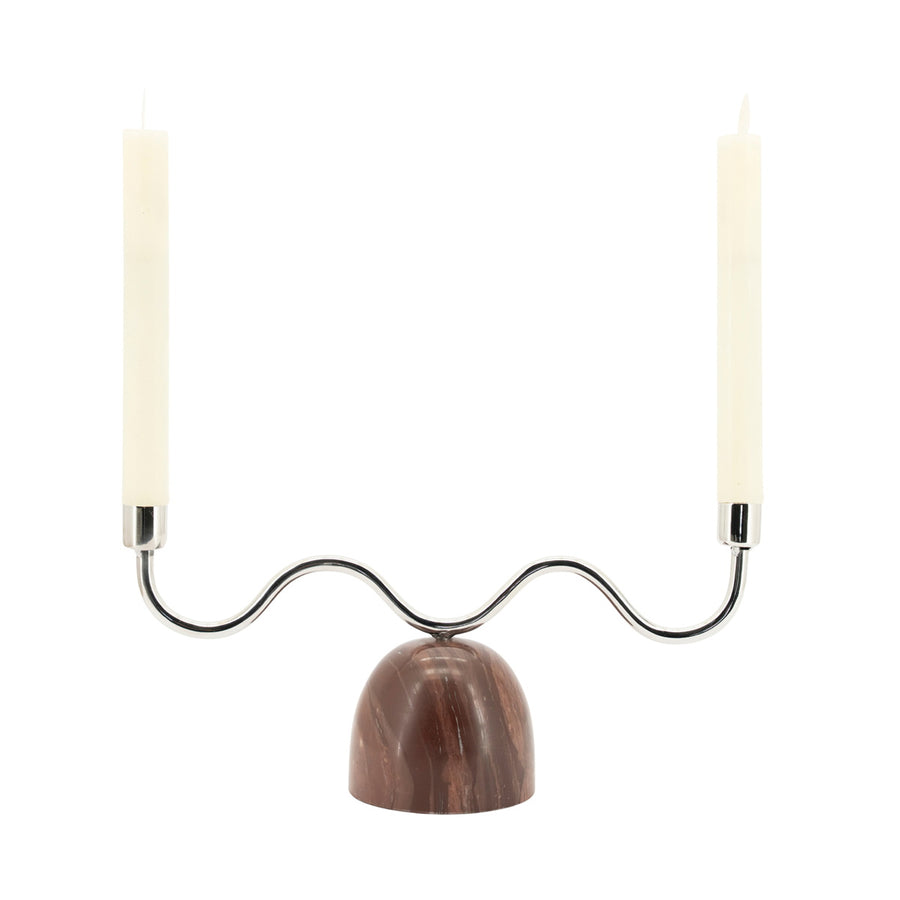 Lumiere kandelaar van opzij