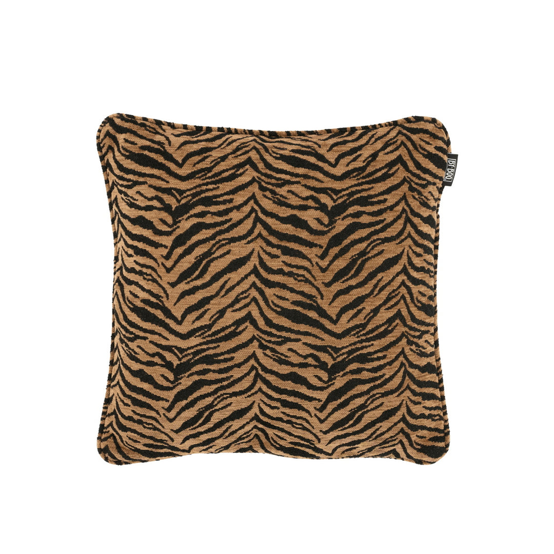 By-Boo Fauve sierkussen met tijgerprint 45x45 cm
