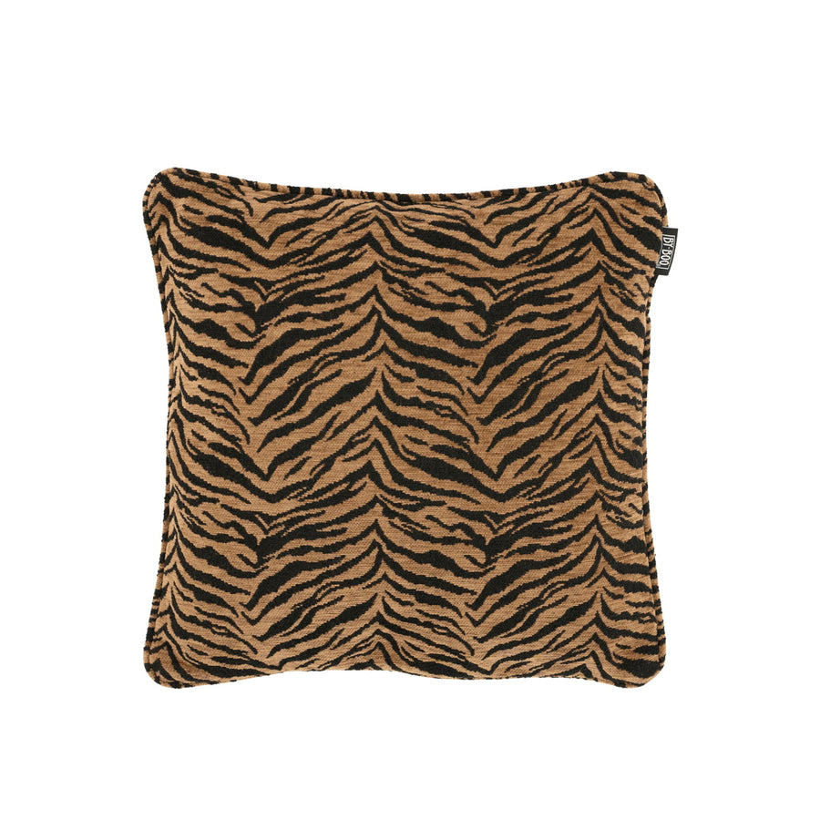 By-Boo Fauve sierkussen met tijgerprint 45x45 cm
