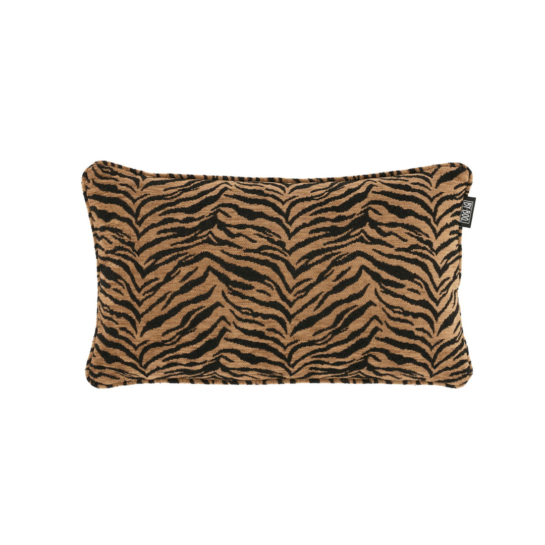 By-Boo Fauve sierkussen met tijgerprint 30x50 cm