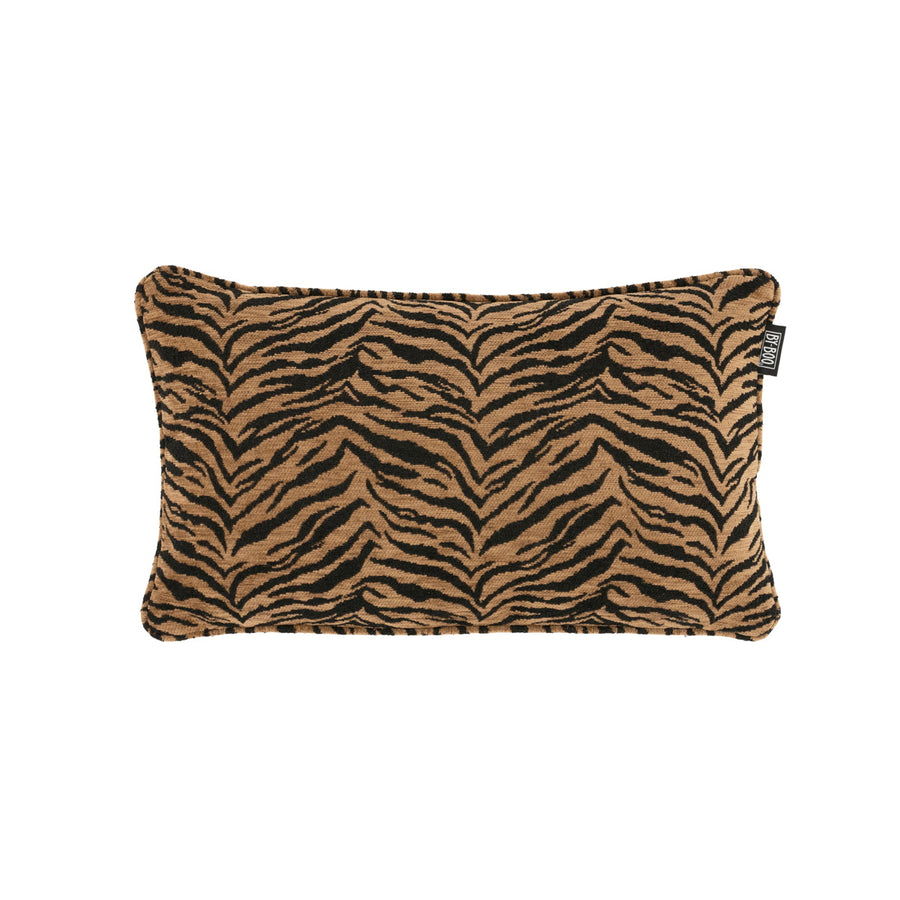 By-Boo Fauve sierkussen met tijgerprint 30x50 cm