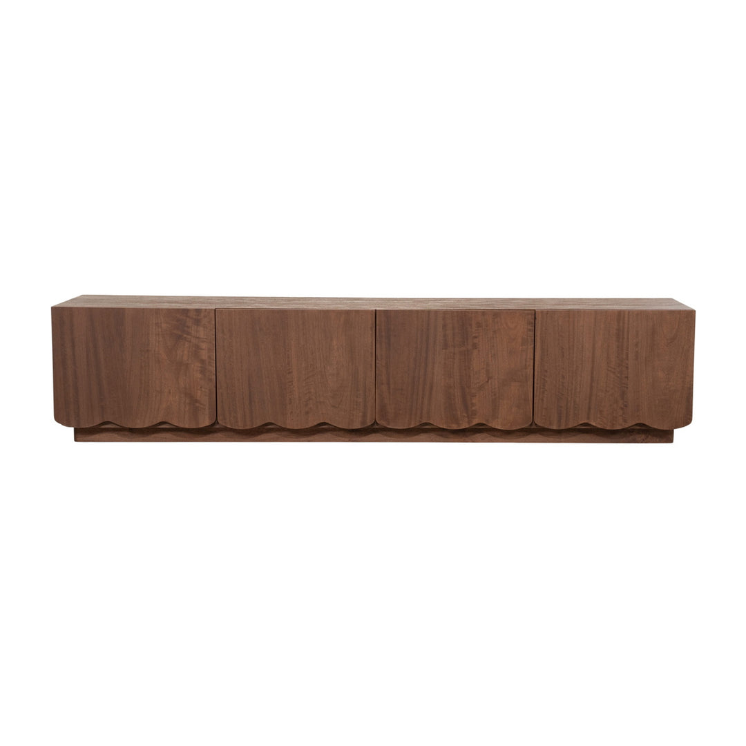 By-Boo Marais tv-meubel van mangohout met golvend front
