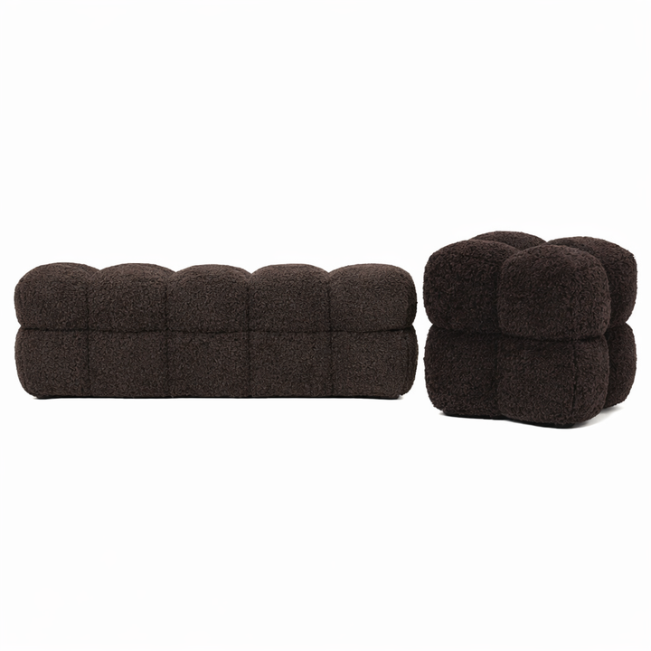 Zitbank Teddy Bruin stof - PTMD