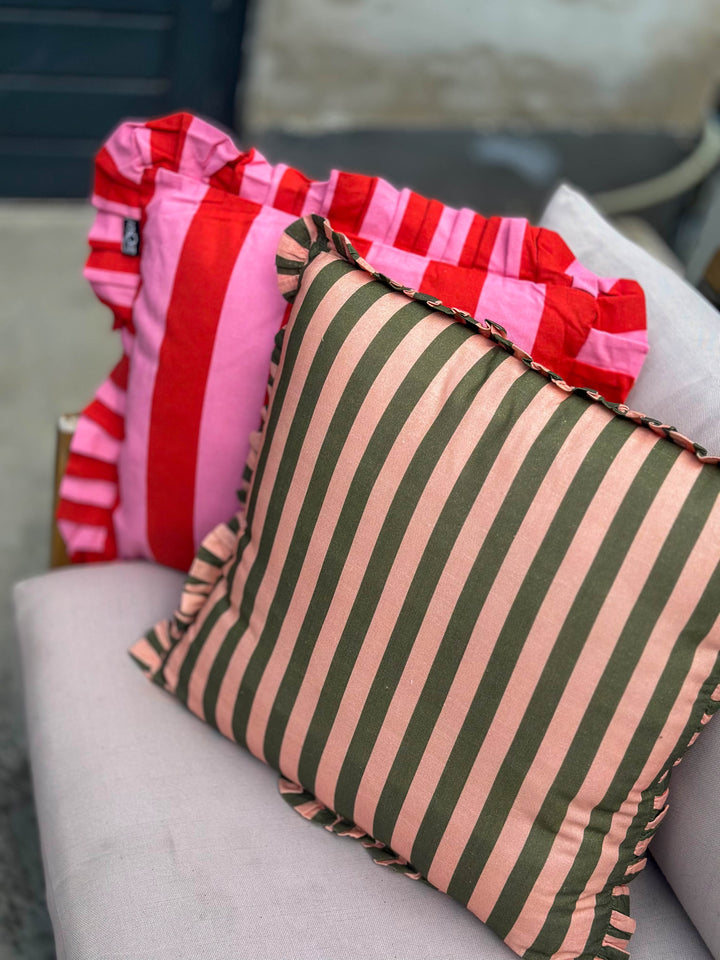 Stripe love kussen set