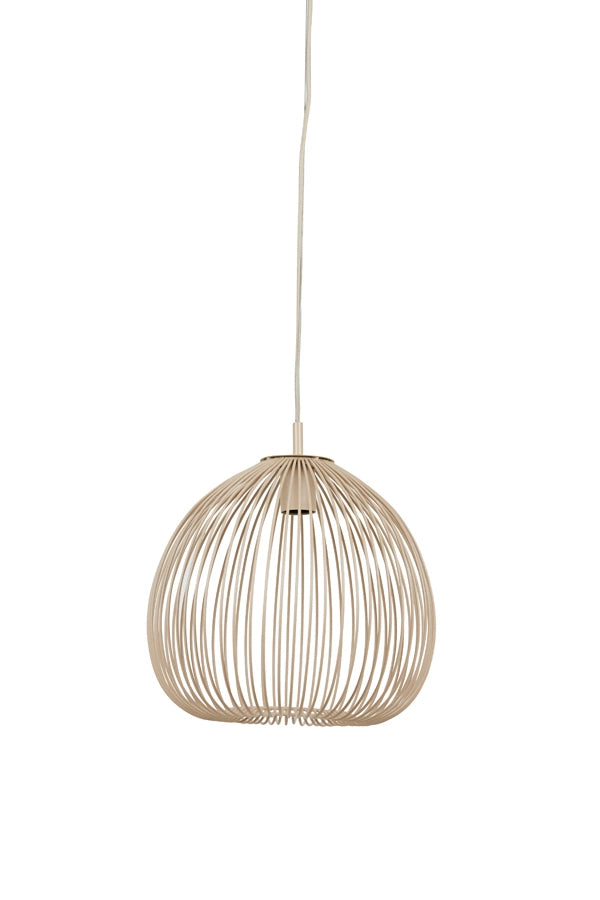 Light & Living Hanglamp Rilana Mat Beige Ø34cm
