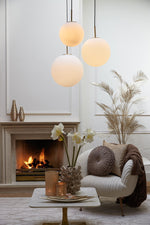 Light & Living Hanglamp Medina Glas