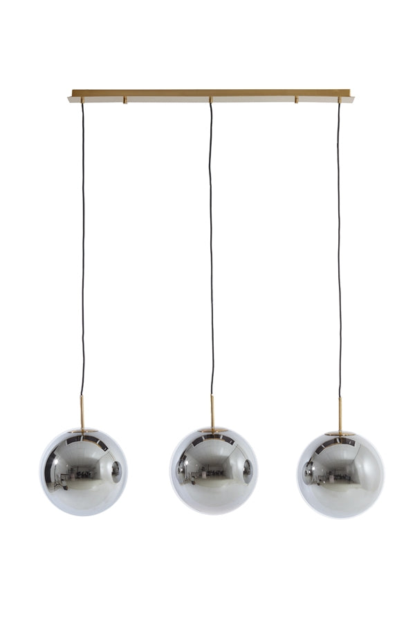 Light & Living Hanglamp Medina 3-Lichts Glas 120cm