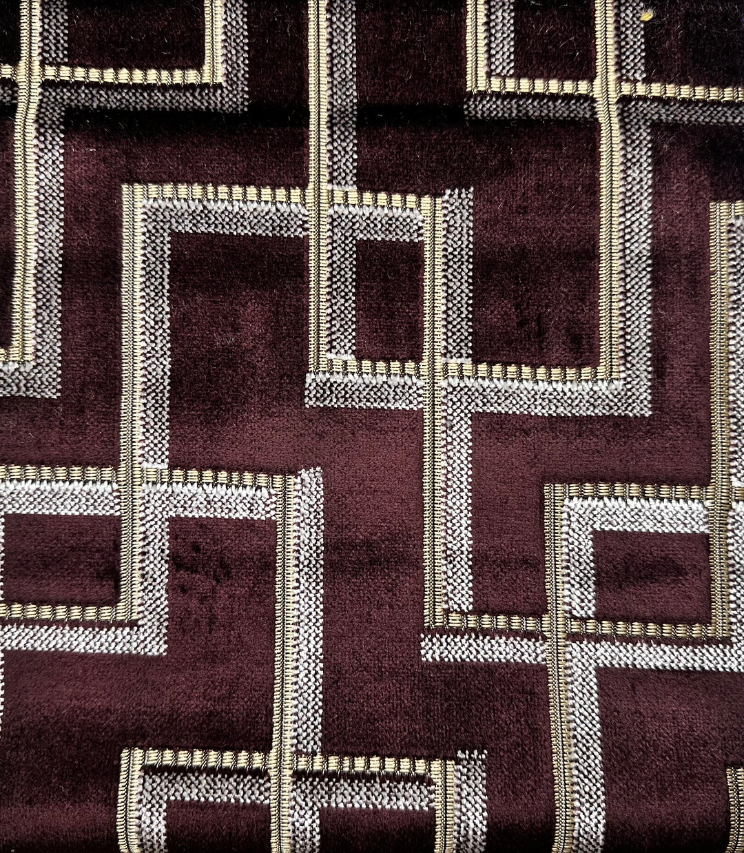 Luxe velvet poef Luna