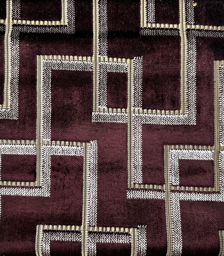Luxe velvet poef Luna