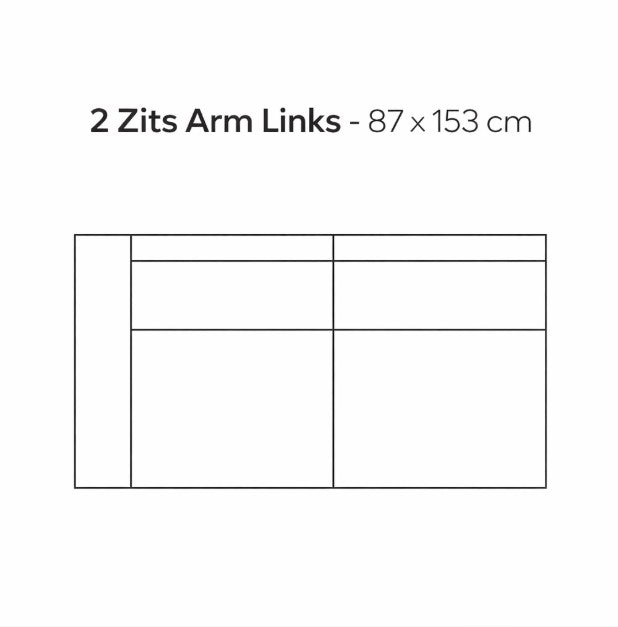 Strakke Modulaire Bank Zelf Samenstellen | SEVN Annebeth