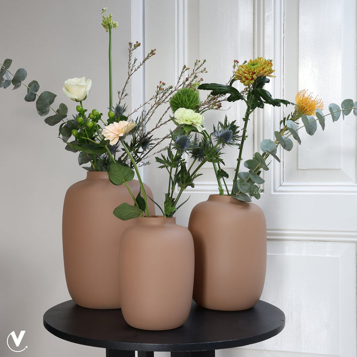 Artic Matte Sand – Elegante Handgeblazen Vaas