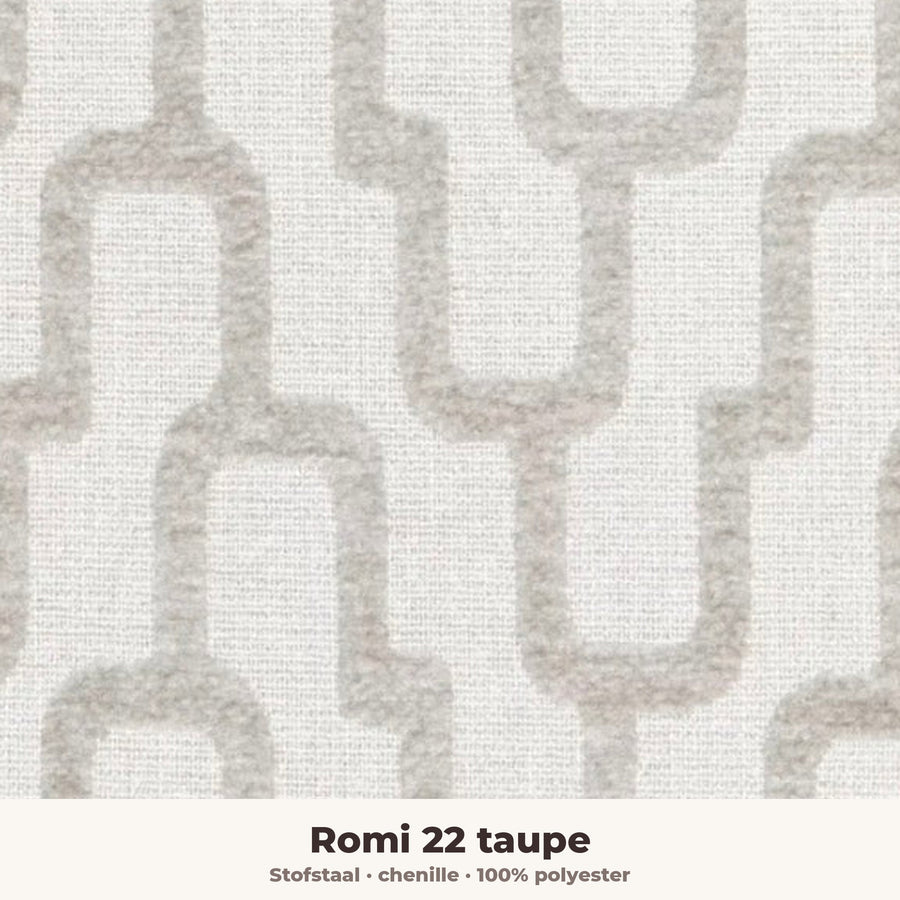 Stofstaal Romi 22 taupe