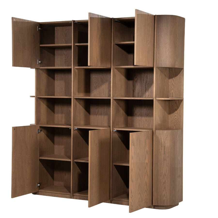 Kabinet Oslo 203x220 cm – eiken & eikenfineer lichtbruin