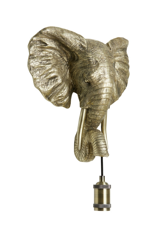 Light & Living Wandlamp Elephant 35x36cm
