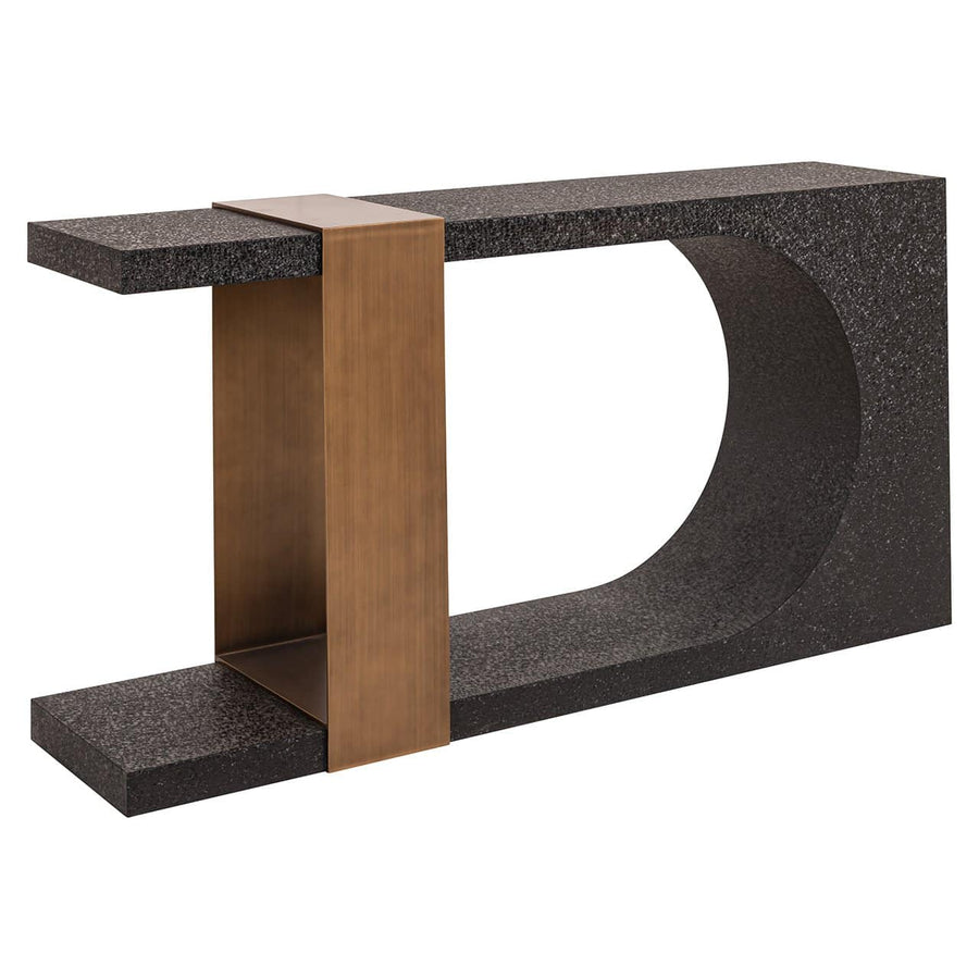Richmond Wandtafel Bazel Zwart met Goud