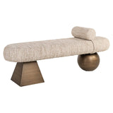 Design Bankje Beige 148 cm – Richmond Alexander Jones