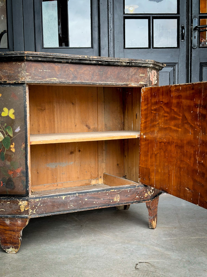 Brocante Vintage Kast met Vlinders