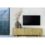 WOOOD Basu tv meubel grenen moss