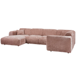 Hoekbank Rechts Woood CLOUD geweven chenille taupe