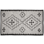 Wood - OMARI VLOERKLEED WOL/JUTE NATUREL/ZWART 160x230CM