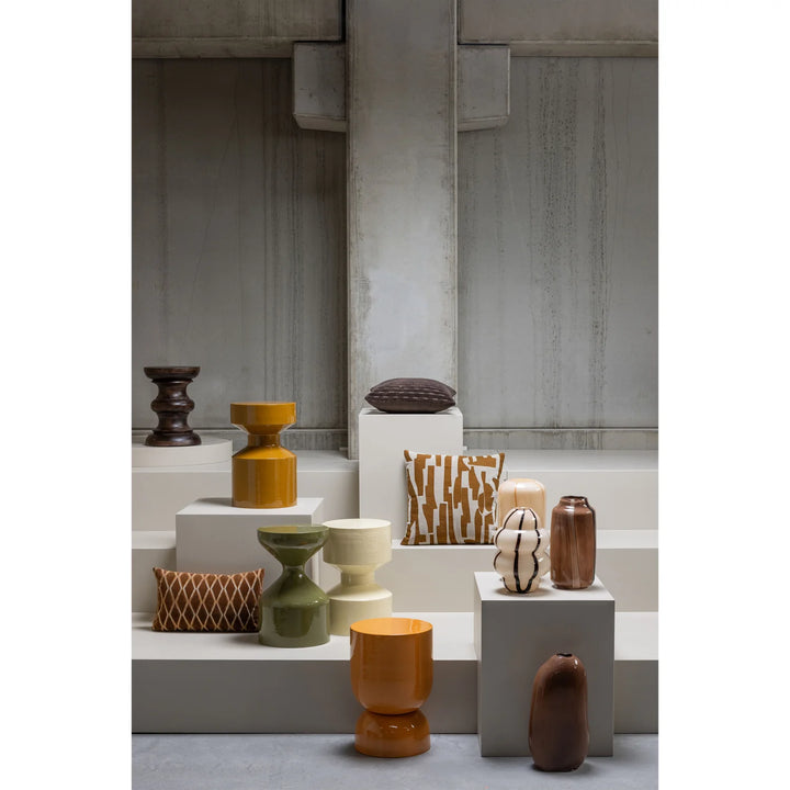 WOOOD Isai kussens - set van 3 bruin
