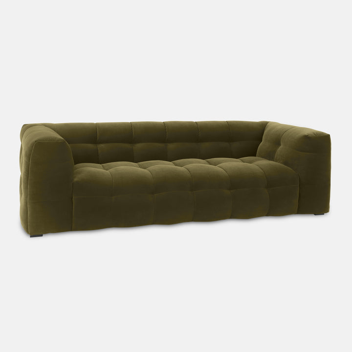 Velvet Bank 3-Zits – Ronde Luxe Designbank | Royal Forest