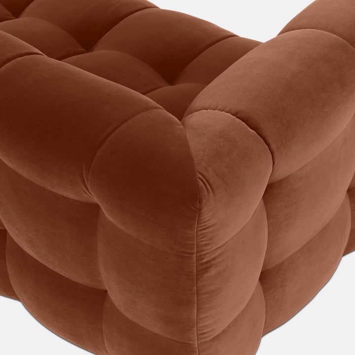 Velvet Bank 3-Zits – Ronde Luxe Designbank | Royal Magnolia