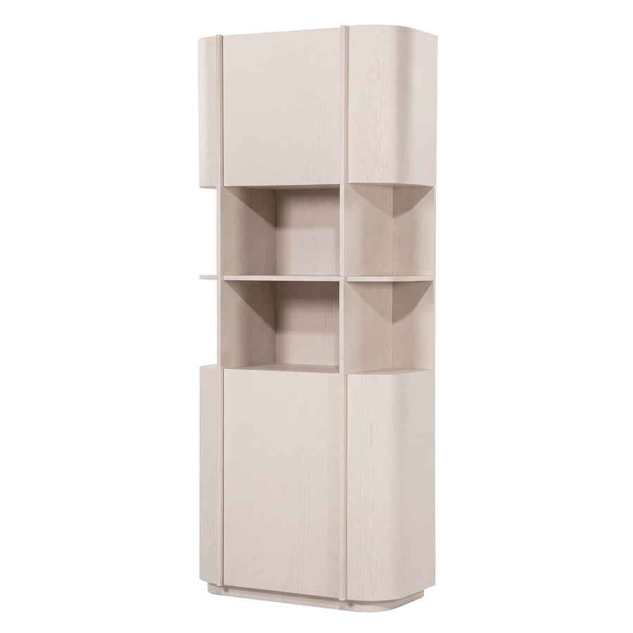 Kabinet Oslo 93x220 cm – eiken & eikenfineer taupe
