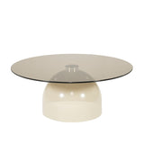 Salontafel Irona Beige met Smoked Glas - By-Boo