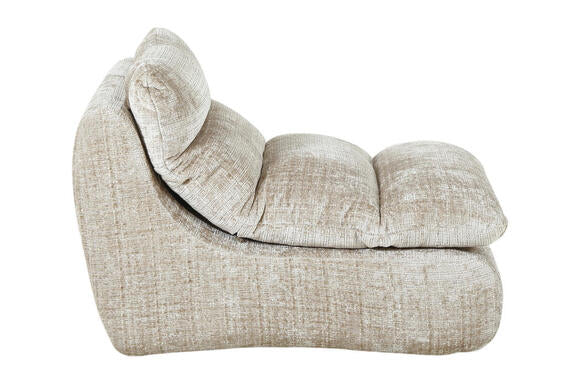 Ligstoel Brisa Cream – Boneless Lounge Chair