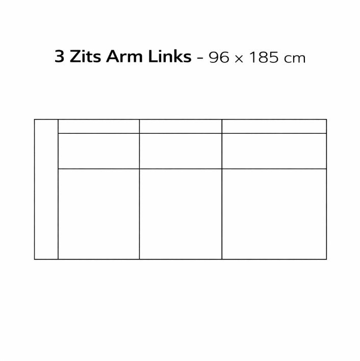 SEVN Danique – Modulaire Design Bank losse modules-zelf samenstellen