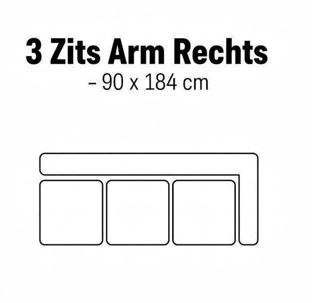 Ronde Modulaire Bank Zelf Samenstellen | SEVN Denise