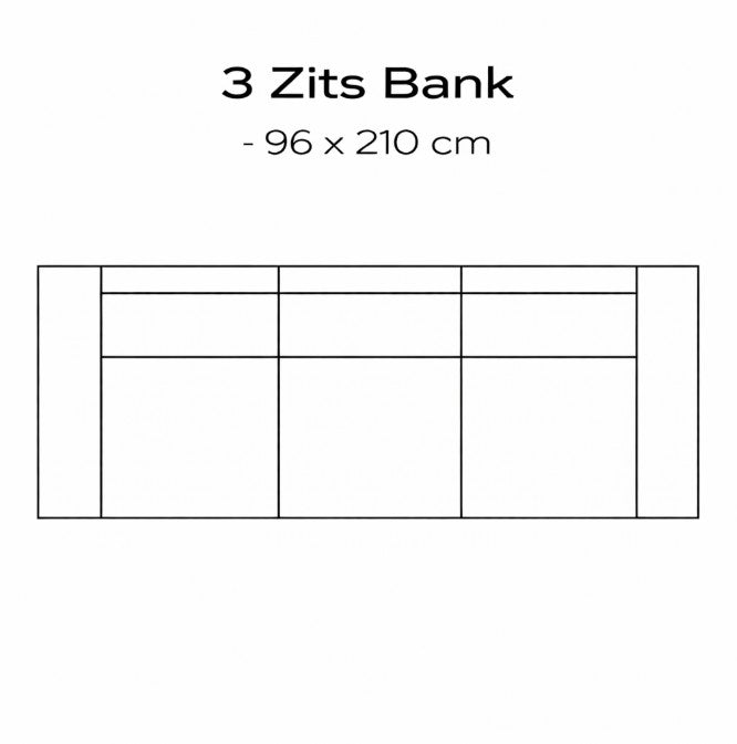 SEVN Danique – Modulaire Design Bank populairste opstellingen