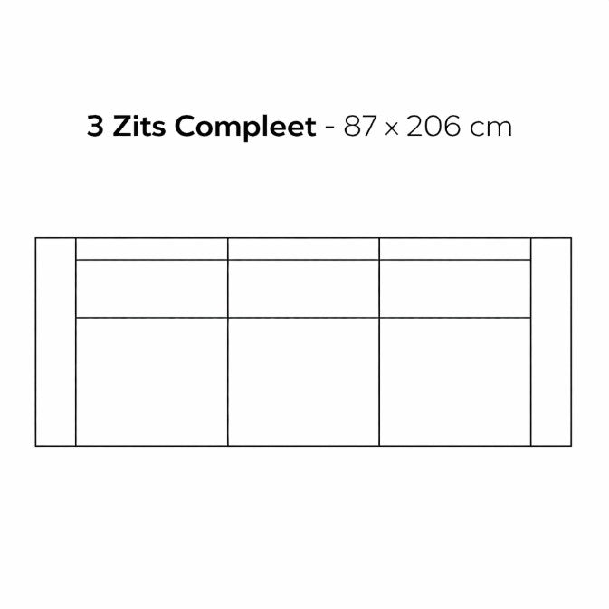 Strakke Modulaire Bank Zelf Samenstellen | SEVN Annebeth