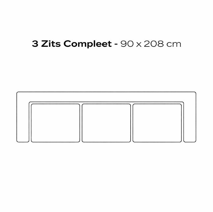 SEVN Diane – Modulaire Design Bank losse modules-zelf samenstellen