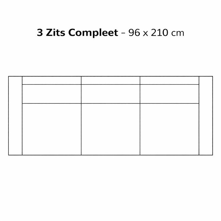 SEVN Danique – Modulaire Design Bank losse modules-zelf samenstellen