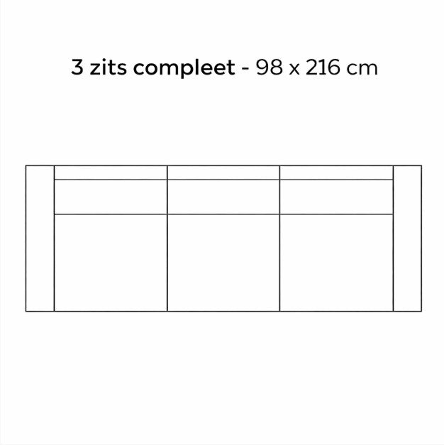 SEVN Amarillo – Modulaire Design Bank losse modules-zelf samenstellen