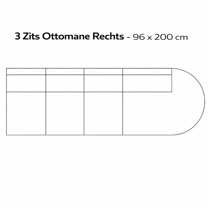 SEVN Danique – Modulaire Design Bank losse modules-zelf samenstellen