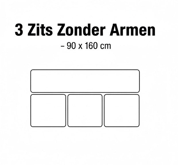 SEVN Denise – Modulaire Design Bank losse modules-zelf samenstellen