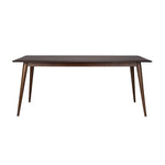 Rechthoekige eettafel walnootkleur 180 x 80 cm – Dutchbone Elroy
