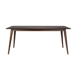 Rechthoekige Eettafel Walnootkleur 180 x 80 cm – Dutchbone Elroy
