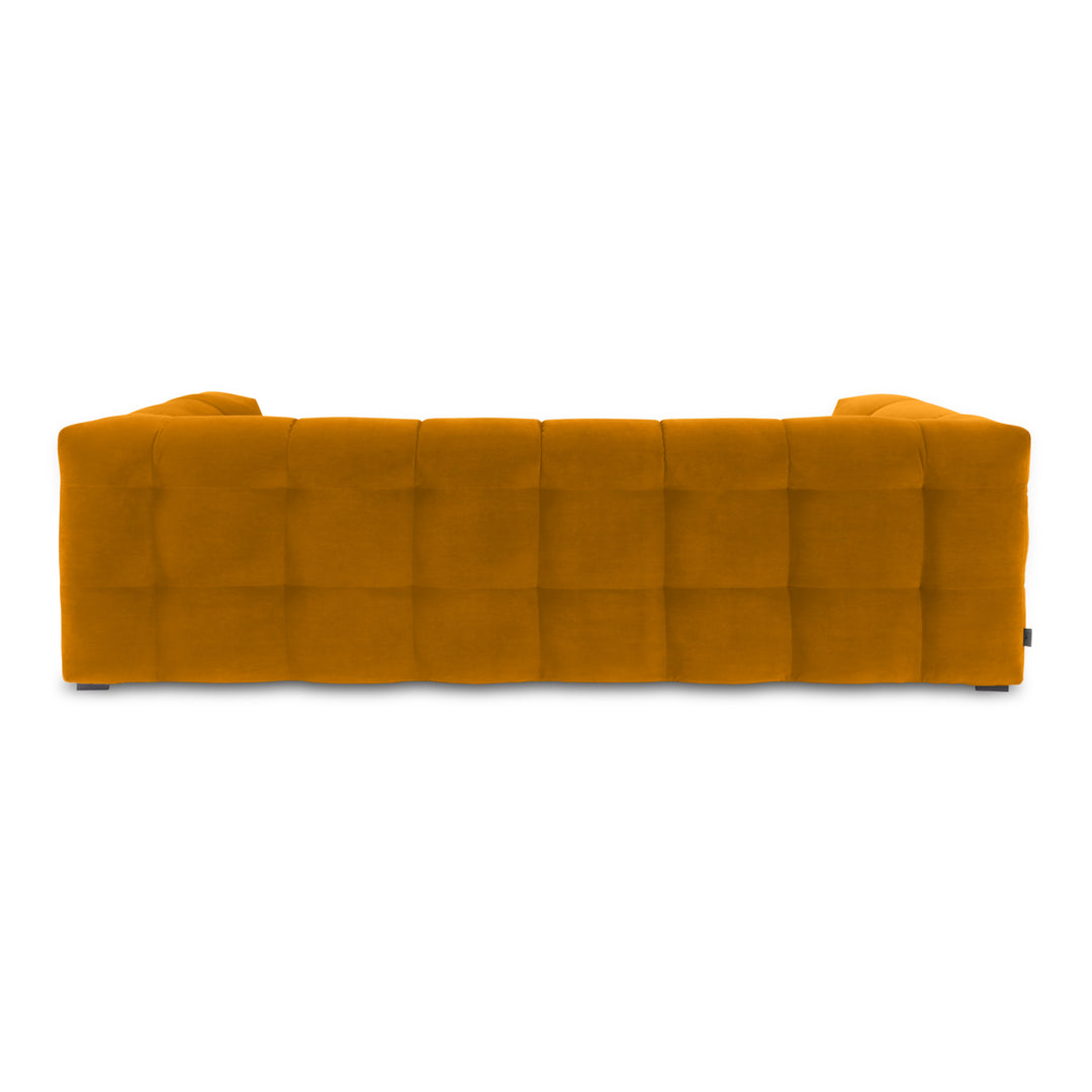 Velvet Bank 3-Zits – Ronde Luxe Designbank | Royal peach 120