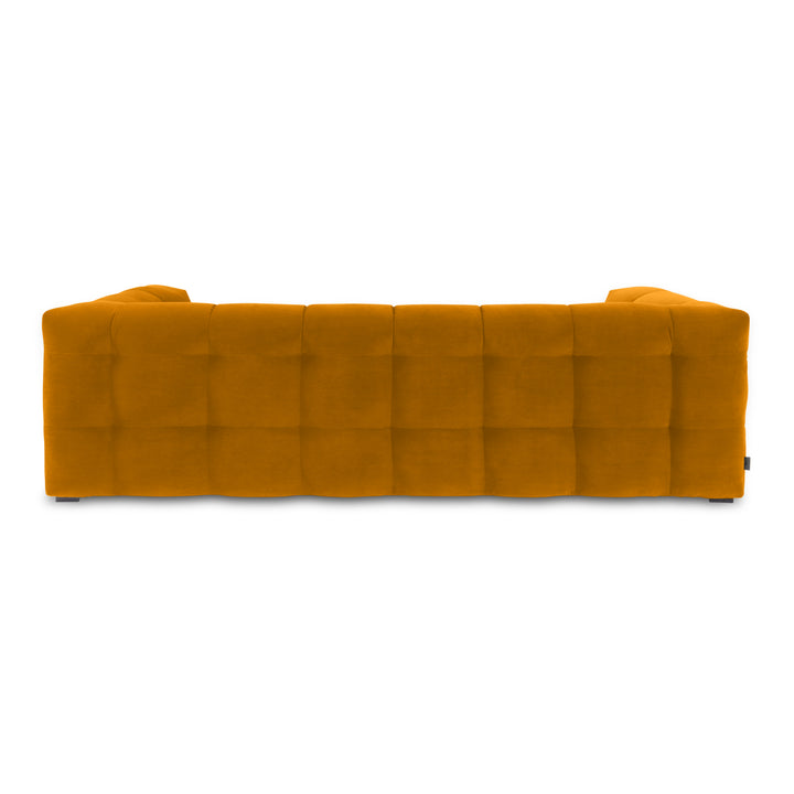 Velvet Bank 3-Zits – Ronde Luxe Designbank | Royal peach 120