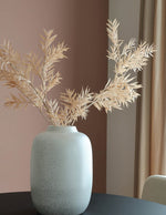 Artic Sparkle Silver vaas – Mondgeblazen zilveren vaas met glitter