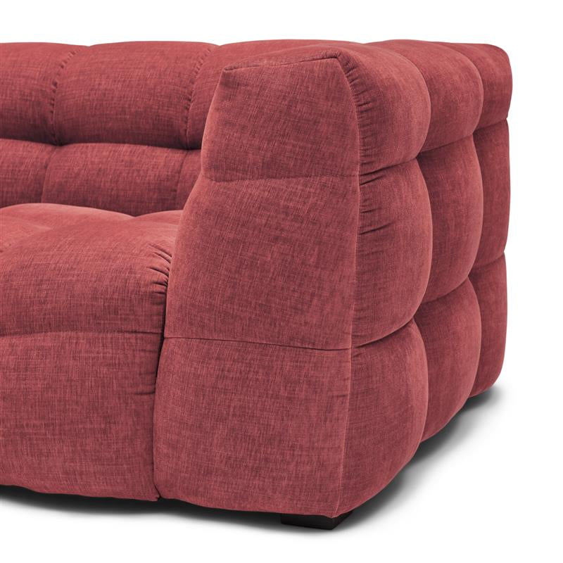 3-Zitsbank Oud Roze – Luxe Bubbel Designbank