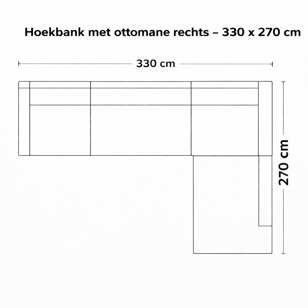 SEVN Veronique Bank sorriso blush  - Populairste opstellingen