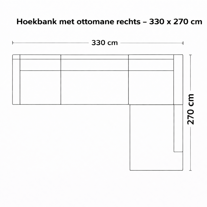 SEVN Veronique Bank sorriso blush  - Populairste opstellingen